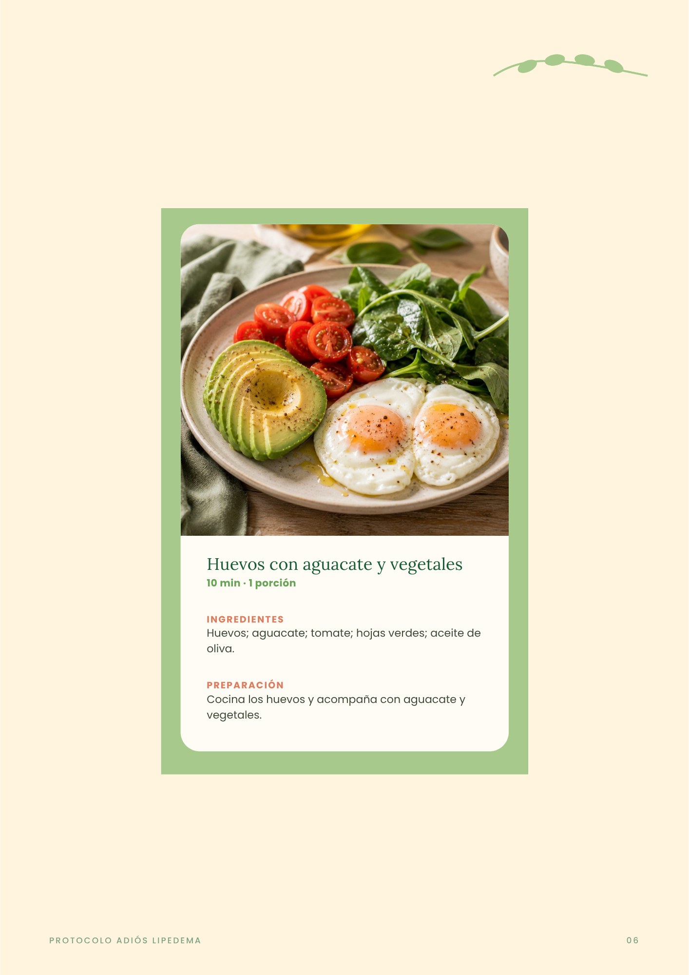 Página 6 de recetas de la guía digital